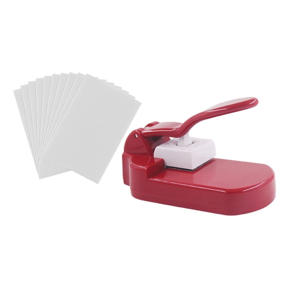 QSTDGVPW Creative Puzzle Making Machine DIY Puncher Puzzle Maker for Picture Children Kid Red
