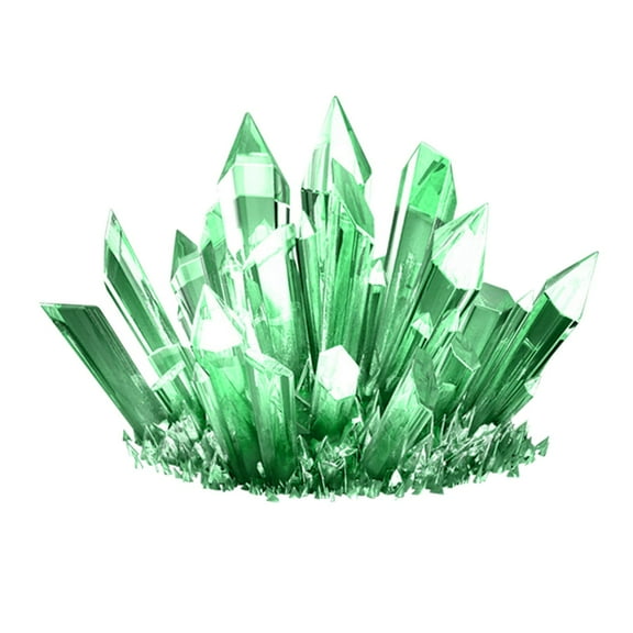 QSTDGVPW Crystal Growing Minerals Experiments Vibrant Kidzlabs Specimens Lab Rock Science Green