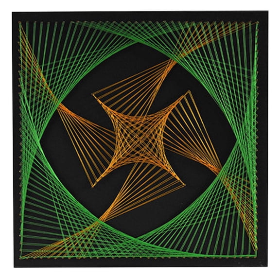 QSTDGVPW DIY String Art Kit | Geometry String Art | DIY Kit with All Supplies | Craft Kit