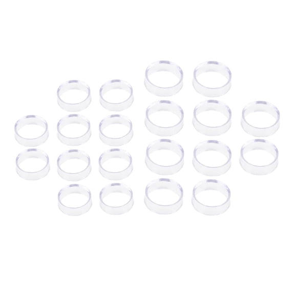 QSTDGVPW Darling Baby 20pcs Acrylic Display Stand Crystal Ball Marbles Stone Base
