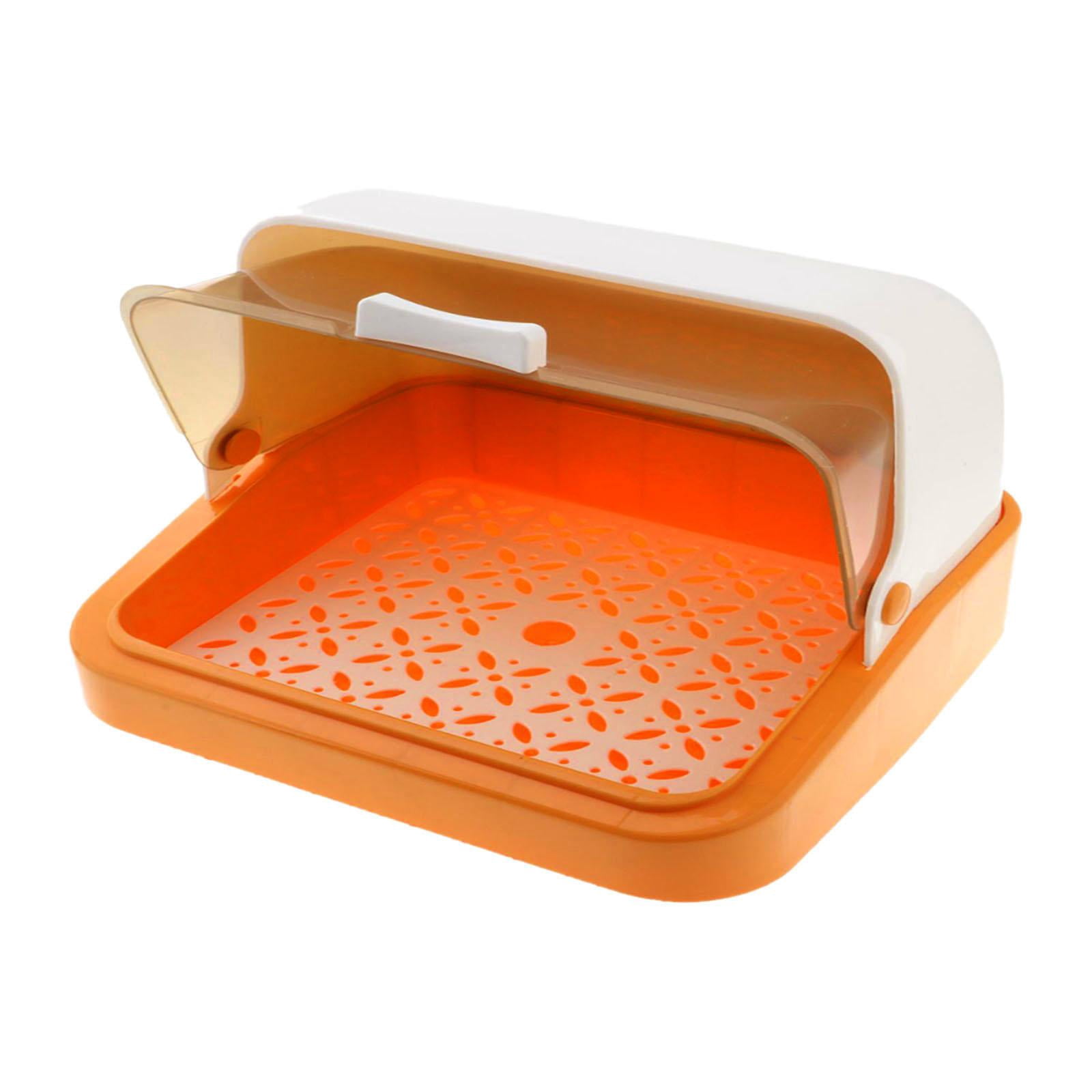 QSTDGVPW Desktop Cup Storage Rack Drainage Tray Storage Box Dustproof ...