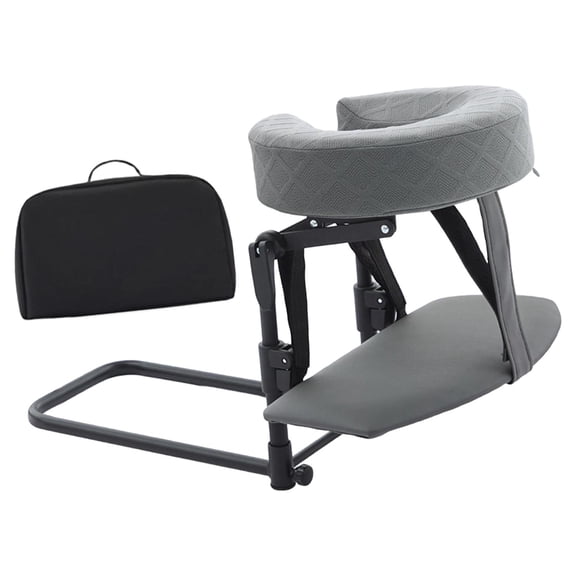 QSTDGVPW Desktop and Home Mattress Massage Kit Ergonomic Headrest Adjustable Professional Light Gray