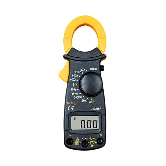 QSTDGVPW Digital Clamp Meter Auto Power Off LCD Display Low Battery Indicator Amp Voltage With Buzzer