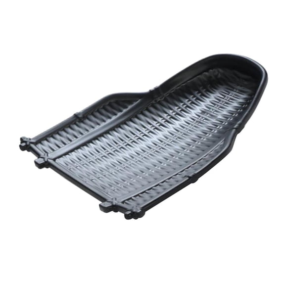 QSTDGVPW Dinner Dish Vintage Rattan Cake Basket Straw Wicker Container For Snack Nuts, For Home And Restaurant, Picnic Hamper Organizer Black 20cm