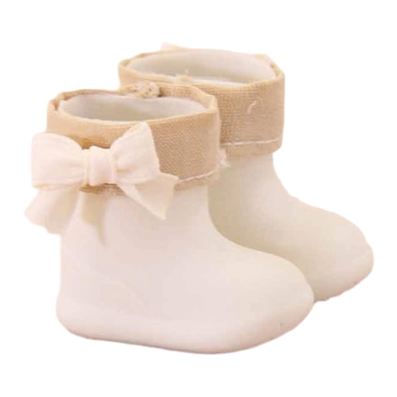 QSTDGVPW Doll Rain Boots Festival Simulation Dollhouse Accessories Fashion Decorative White