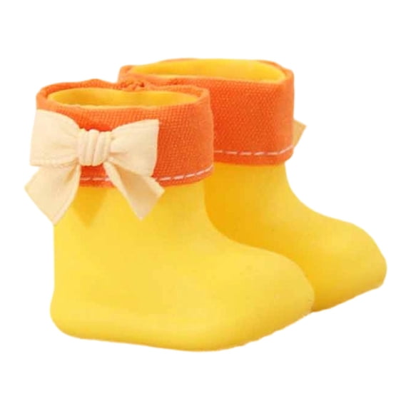 QSTDGVPW Doll Rain Boots Festival Simulation Dollhouse Accessories Fashion Decorative Yellow