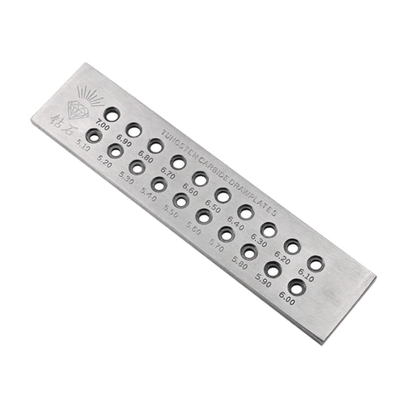 QSTDGVPW Draw Jewelry Drawplate for Jewelry Making Beginners Crafting Style D