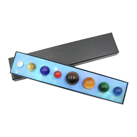 QSTDGVPW Eight Planets Decorations Space Creative Gift for Kids Spheres Ball DIY Projects Style B