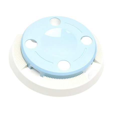 QSTDGVPW Electric Cat Teaser Chasing Scratching IQ Training Pet Exercise Toys, Cat Moving Blue