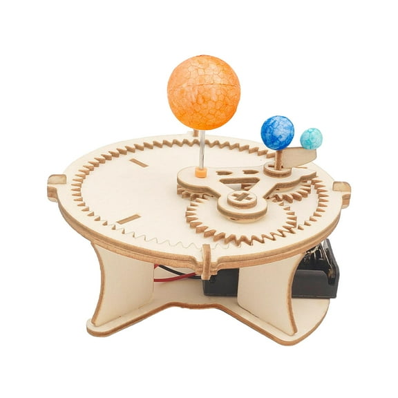 QSTDGVPW Electric Solar System Model DIY Crafts Science Experiment Astronomy Moon Planet
