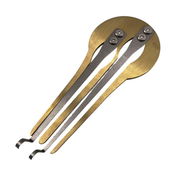 QSTDGVPW Ethnic Jaw Harp Folk Musical Instrument Beautiful Sound Portable Metal Jews Harp Gold