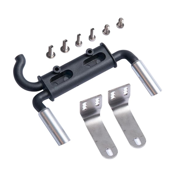 QSTDGVPW Exhaust Pipe for 1/1 RC TRX4 Crawler Car, Upgrades Accessories for Axial SCX1 946 Modification