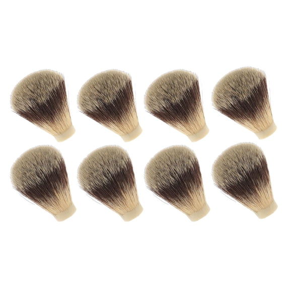 QSTDGVPW Facial Beard Shaving Brush Head Knots for DIY Man Beard Salon Hair Brush Handle