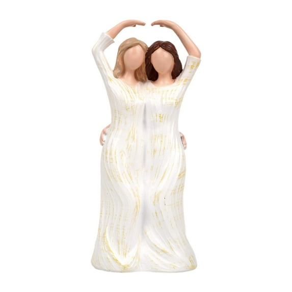 QSTDGVPW Figure Sculpture Decorative Figurine Character Resin Tabletop Ornament for Table C
