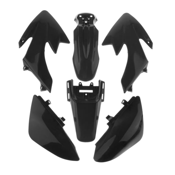 QSTDGVPW Flameer Motorcycle Plastic Guard Fairing Fender Fit For CRF50 50-125CC Dirt Bike