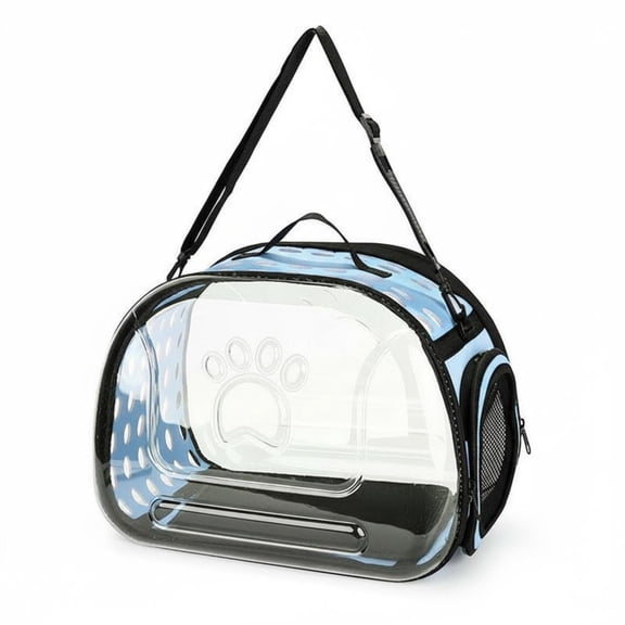 QSTDGVPW Foldable Pet Carrier Portable Foldable Travel Pet Bag Breathable Mesh Window Cat Carrier for Outdoor, Car Rides