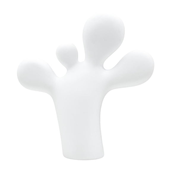 QSTDGVPW Foot Abstract Sculpture Modern Statue Collectible Creative Decorative Figurine White Small