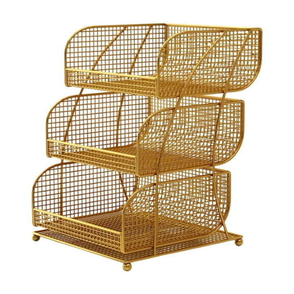 QSTDGVPW Fruit Basket Vegetables Holder Multi Tier Large Capacity Space Saving Container Medium