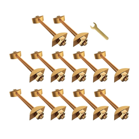 QSTDGVPW Furniture Fastening Fittings Joint Fasteners for Furniture Tables 12 Pieces