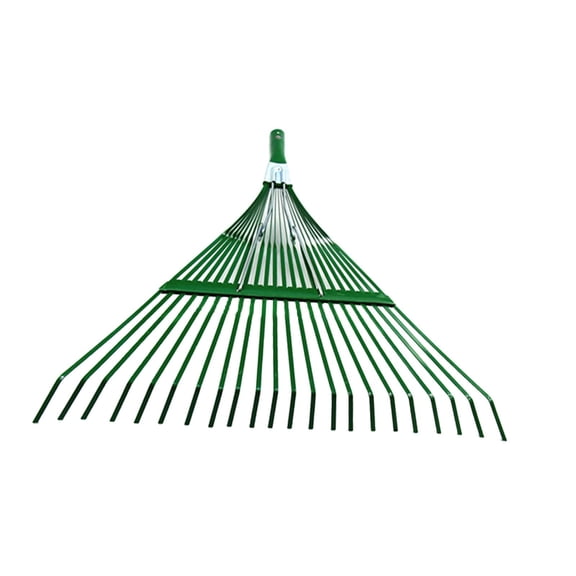 QSTDGVPW Garden Rake Head 22 Tine Fitments Turf Rake Head for Plants Lawns Leveling Mulch 57cmx47cm