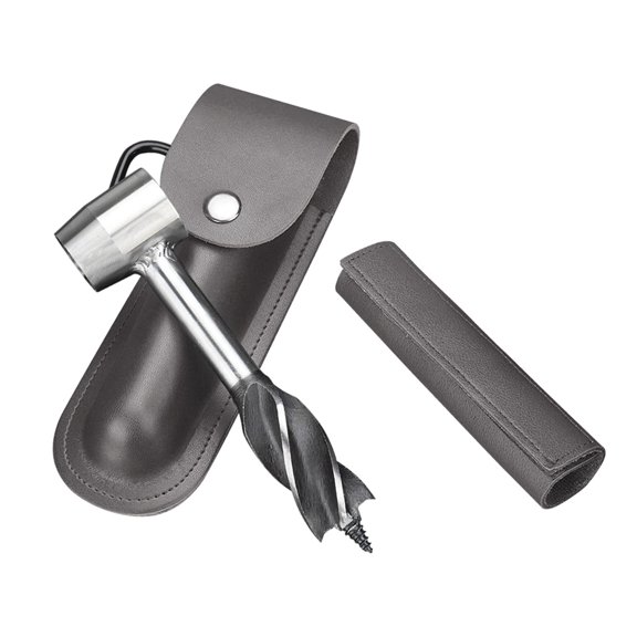 QSTDGVPW Hand Auger Wrench Survival Bushcraft Puncher Screw Multi Tool Emergency Tool for