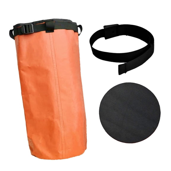 QSTDGVPW Hoof Bath Boots, Hoof Care Bucket, Lightweight, Easy to Use, Portable, Foldable, Orange