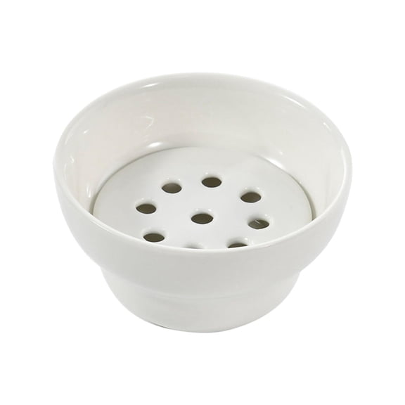 QSTDGVPW Hot Pot Oil Drain Bowl Seasoning Dish Ceramic Dipping Bowl for Condiment