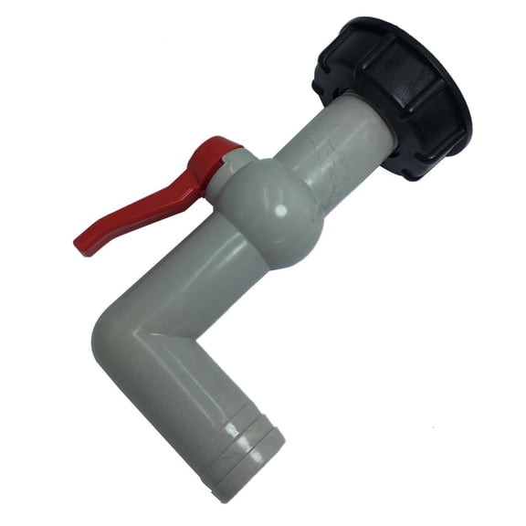 QSTDGVPW IBC Quick Connector IBC Tank Tap Water Adapter 60mm 90 Degree Outlet 1 Inch 90 1 Inch 90 Degree Discharge