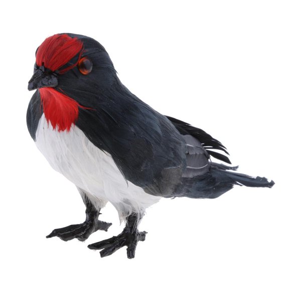 QSTDGVPW Imitation Animal Artificial Feather Swallow Bird Statue Yard Tree Lawn Ornament