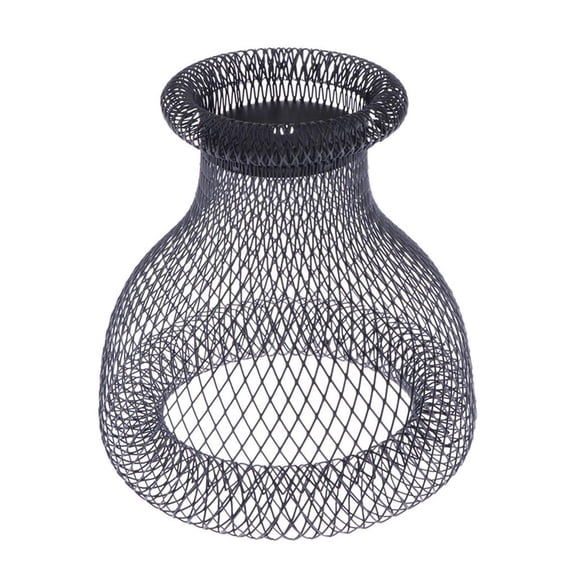 QSTDGVPW Industrail Style Metal Mesh Wire Lampshade Light Farmhouse Cage 15cm Diameter