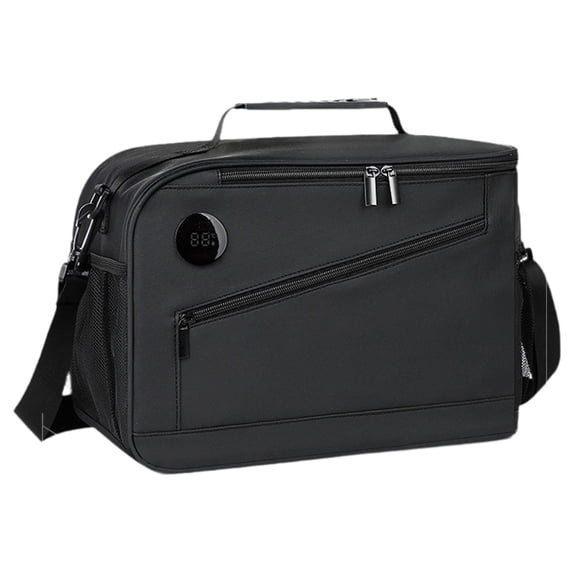 QSTDGVPW Insulated Cooler Bag Oxford Cloth Thermal Storage for Outdoors Travel Picnic Black