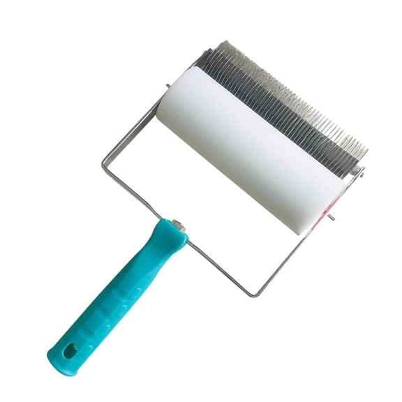 QSTDGVPW Iron Sheet Roller Applicator Handheld Professional Tool Reusable with Handle