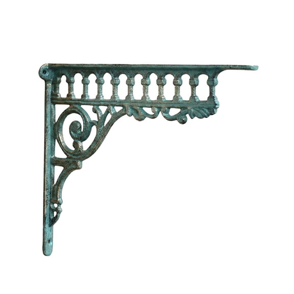 QSTDGVPW Iron Shelf Bracket Roman Column Sturdy Decorative for Bookshelf Yard Kitchen