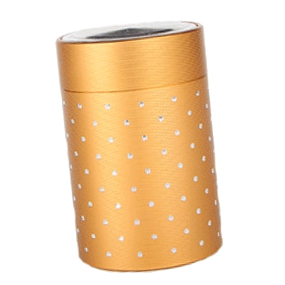 QSTDGVPW Kitchen Coffee Tea Sugar Container Jar Tin Metal Red Blue Polka Dots - Golden