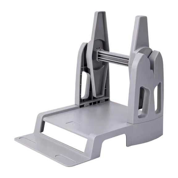 QSTDGVPW Label Holder Label Stand Bracket Practical Sturdy Stable for Rolls and Fan Fold Gray