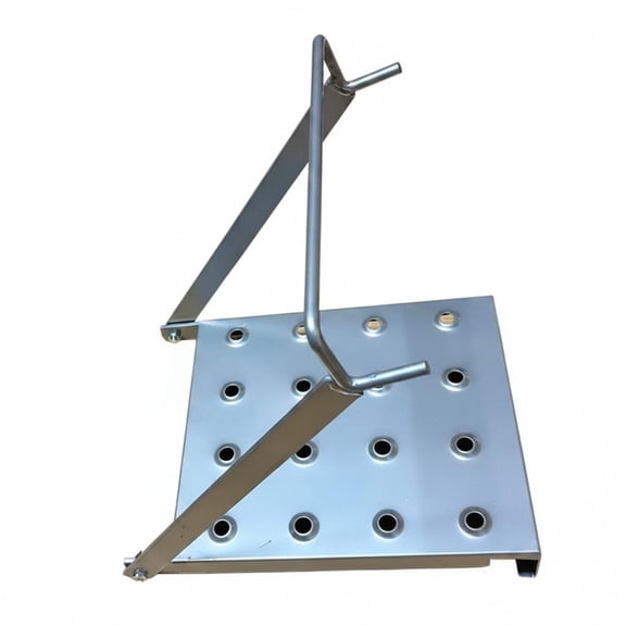 QSTDGVPW Ladder Step Work Platform Accessory Iron Surface Stable 30 X 26.5 Cm Foldable for Home Repair Projects