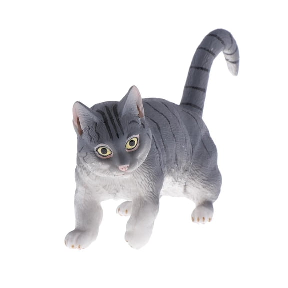 QSTDGVPW Lifelike Plastic Home Pet Figurine Playset Toy Model For Children Collection - Persian Cat