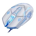 QSTDGVPW MECHANICAL GAMING MOUSE 6-KEY PROGRAMMABLE 32DPI WIRED OPTICAL ...