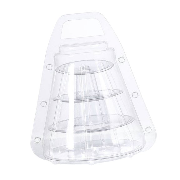 QSTDGVPW Macaron Display Rack, Macaron Stand Packing Box, Cupcake Holder Carrier