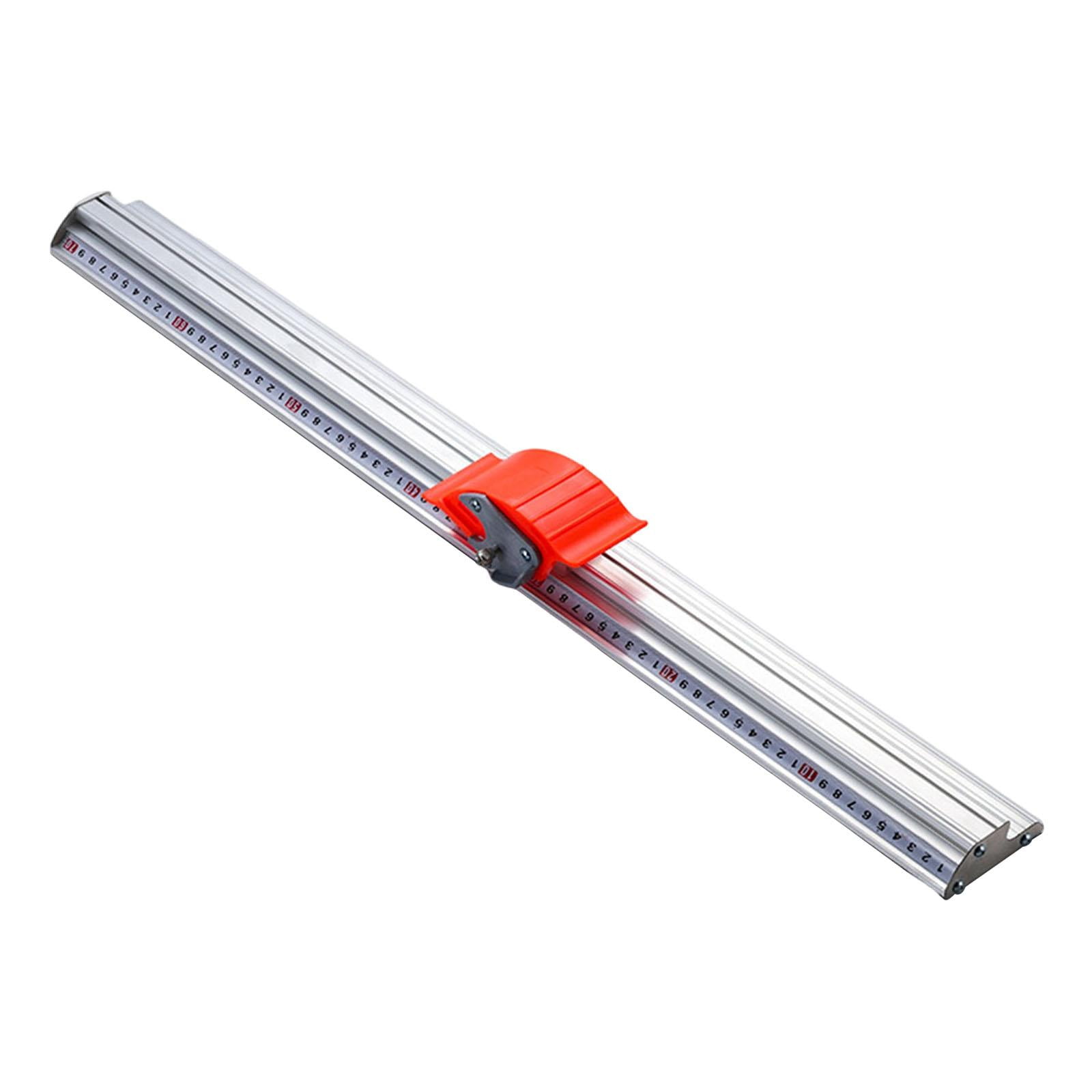 QSTDGVPW Manual Cutting Ruler Cutting Positioning Track Ruler for Paper Box PET Sheet 70cm