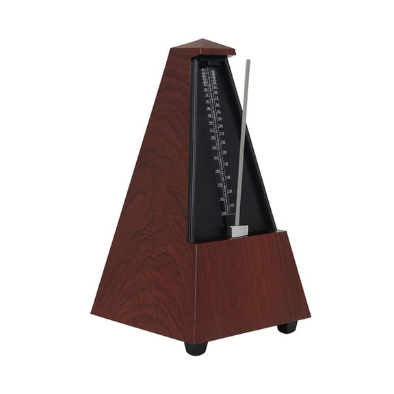 QSTDGVPW Mechanical Metronome Rhythm Meter Pyramid Copper Movement Accurate Tempo 40 to 208 BPM for Musicians Exams Rehearsals