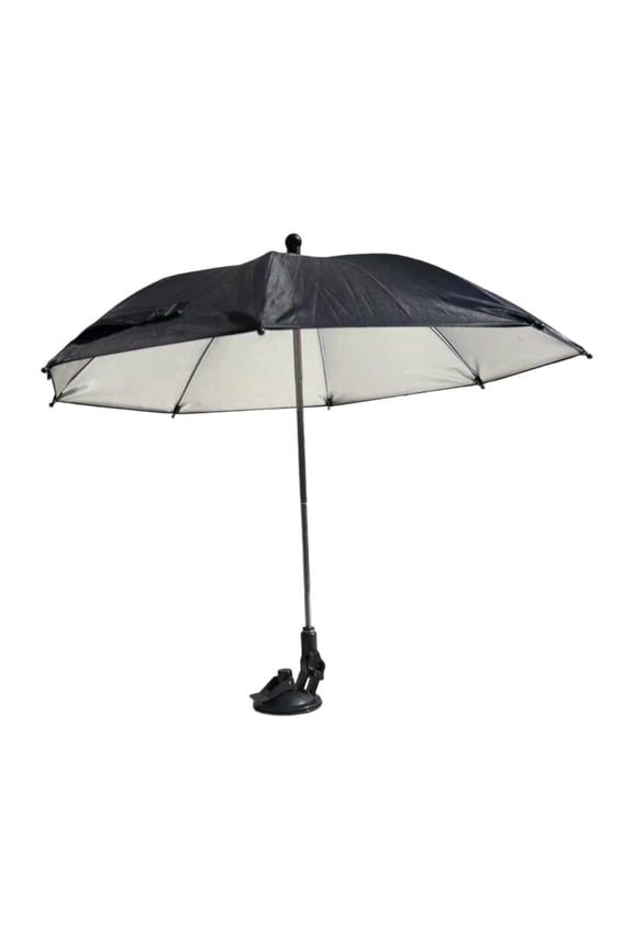 Mini Drink Umbrella Beach Sturdy Versatile Gifts Keep Your Drinks Cold Black Adhensives Base