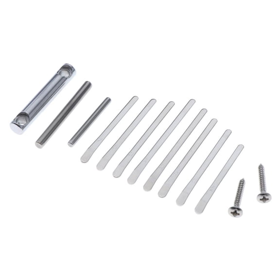 QSTDGVPW Mini Thumb Piano 8 Keys Steel Kalimba Accessory Kit Musical Replacement Keys for
