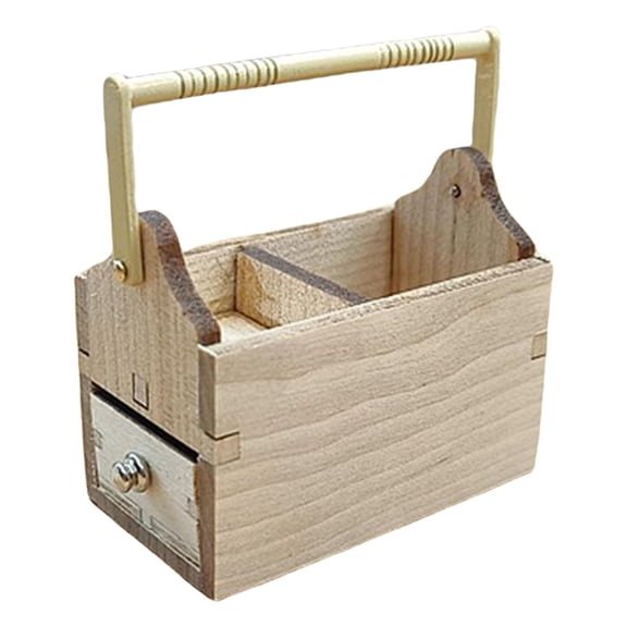 QSTDGVPW Miniature Dollhouse Tools, Doll Accs Dollhouse Toolbox for Doll House 1 Pieces
