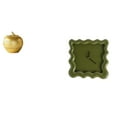 thumbnail image 1 of QSTDGVPW Modern Resin Fruit Figurine Sculpture and Square Wall Clock Ornament for Tabletop Bookshelf Dining Room Bedroom Office Bathroom Farmhouse Kitchen Study, 1 of 6