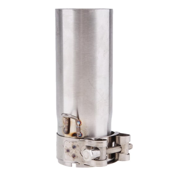 QSTDGVPW Motor Exhaust Muffler Pipe Middle Pipe Connector Link Pipe Stainless Steel for