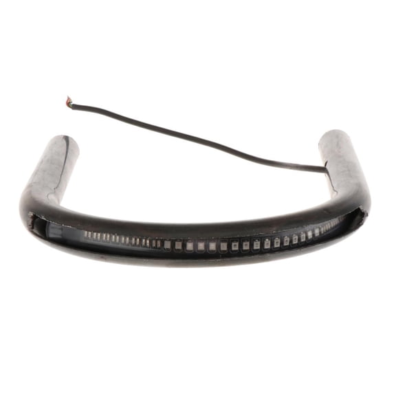QSTDGVPW Motorcycle Rear Seat Frame,Mounting Bracket Frame Loop Hoop,with Led light ,Most 175mm