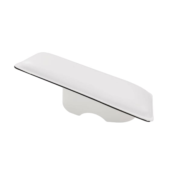 QSTDGVPW Nail Arm Rest Ergonomic PU Leather,for Salon Home Detachable Anti Slip Nail Hand White