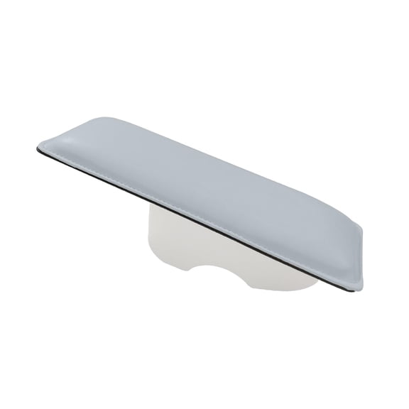 QSTDGVPW Nail Arm Rest Ergonomic PU Leather,for Salon Home Detachable Anti Slip Nail Hand grey