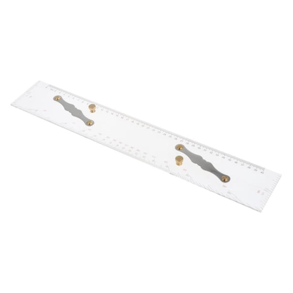 QSTDGVPW Navigation Parallel Ruler Lightweight Drawing Drafting Marine Parallel Ruler for 450mm